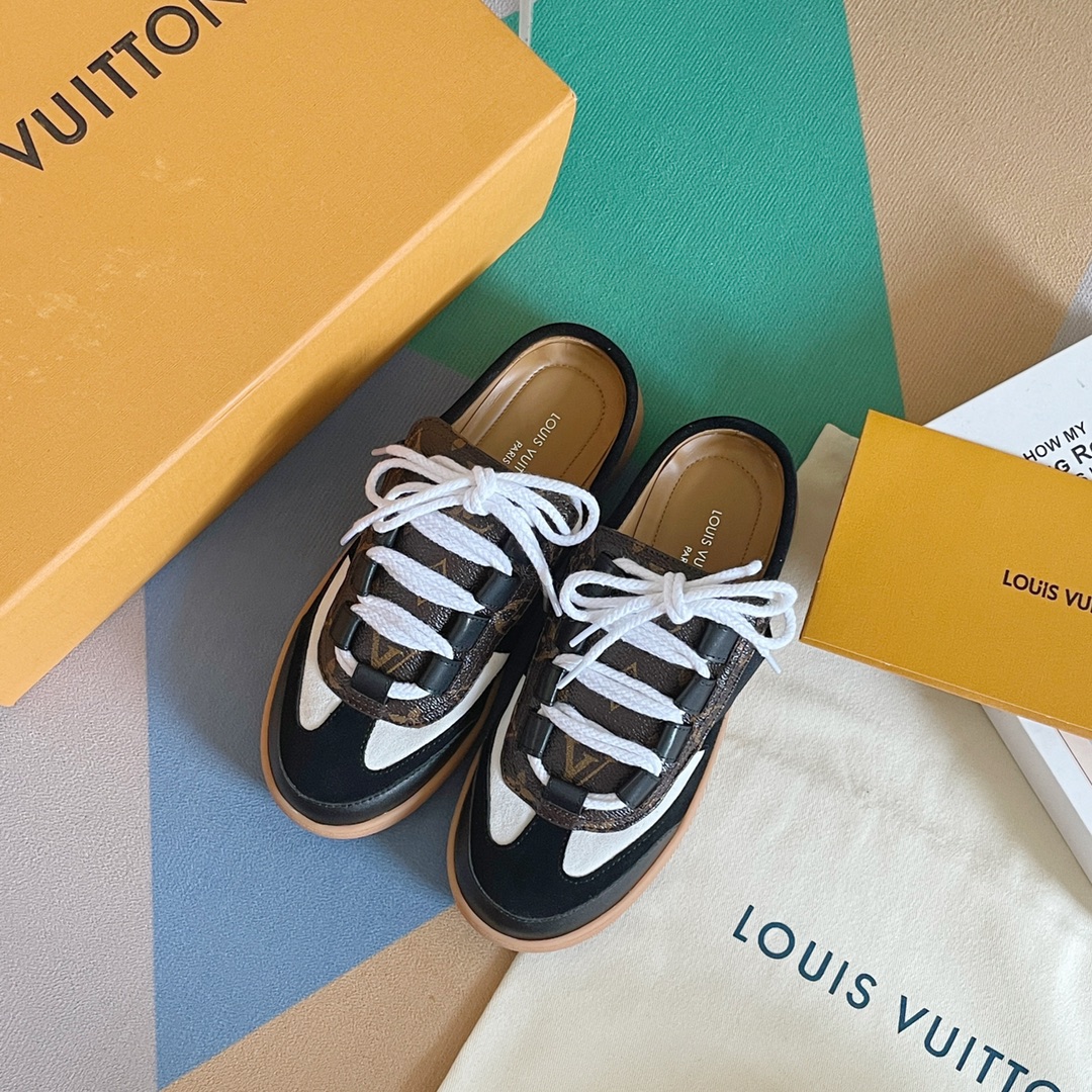 Louis Vuitton Women's Lous Sneakers Beige For Women LV - Soul Replicas