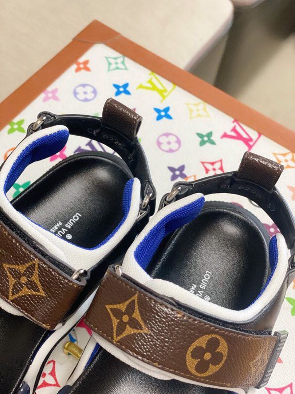 Louis Vuitton LV Archlight Flat Sandal Satin Black/Brown For Women LV - Soul Replicas