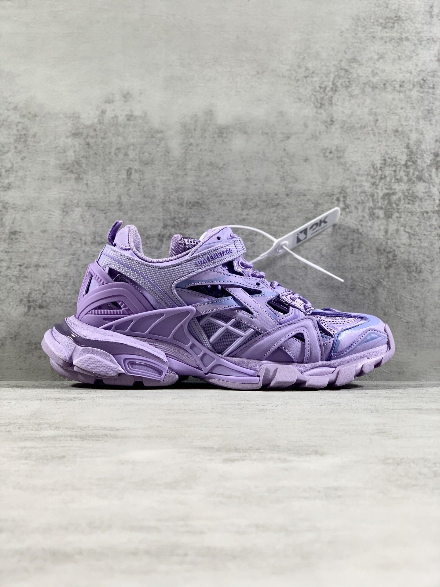 Balenciaga Track.2 Clear Sole Trainers Purple For Women - Soul Replicas