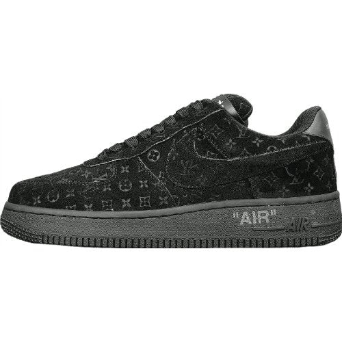 NIKE AIR FORCE 1 x LOUIS VUITTON BLACK/BLACK - Soul Replicas