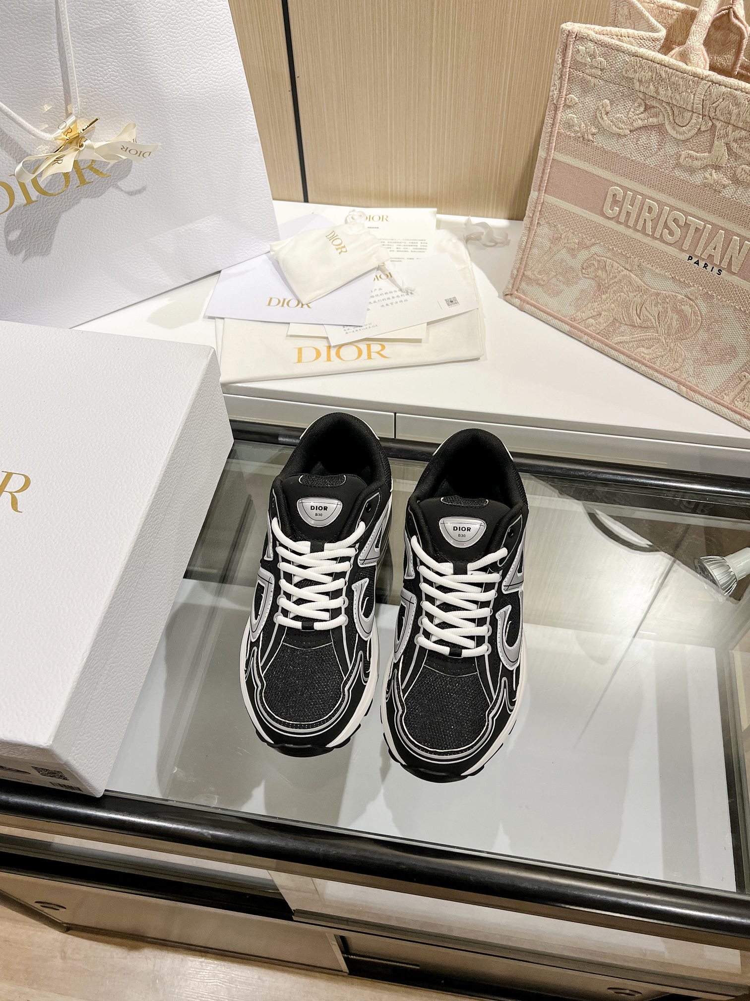 Christian Dior B23 Sneaker Black For Men CD - Soul Replicas