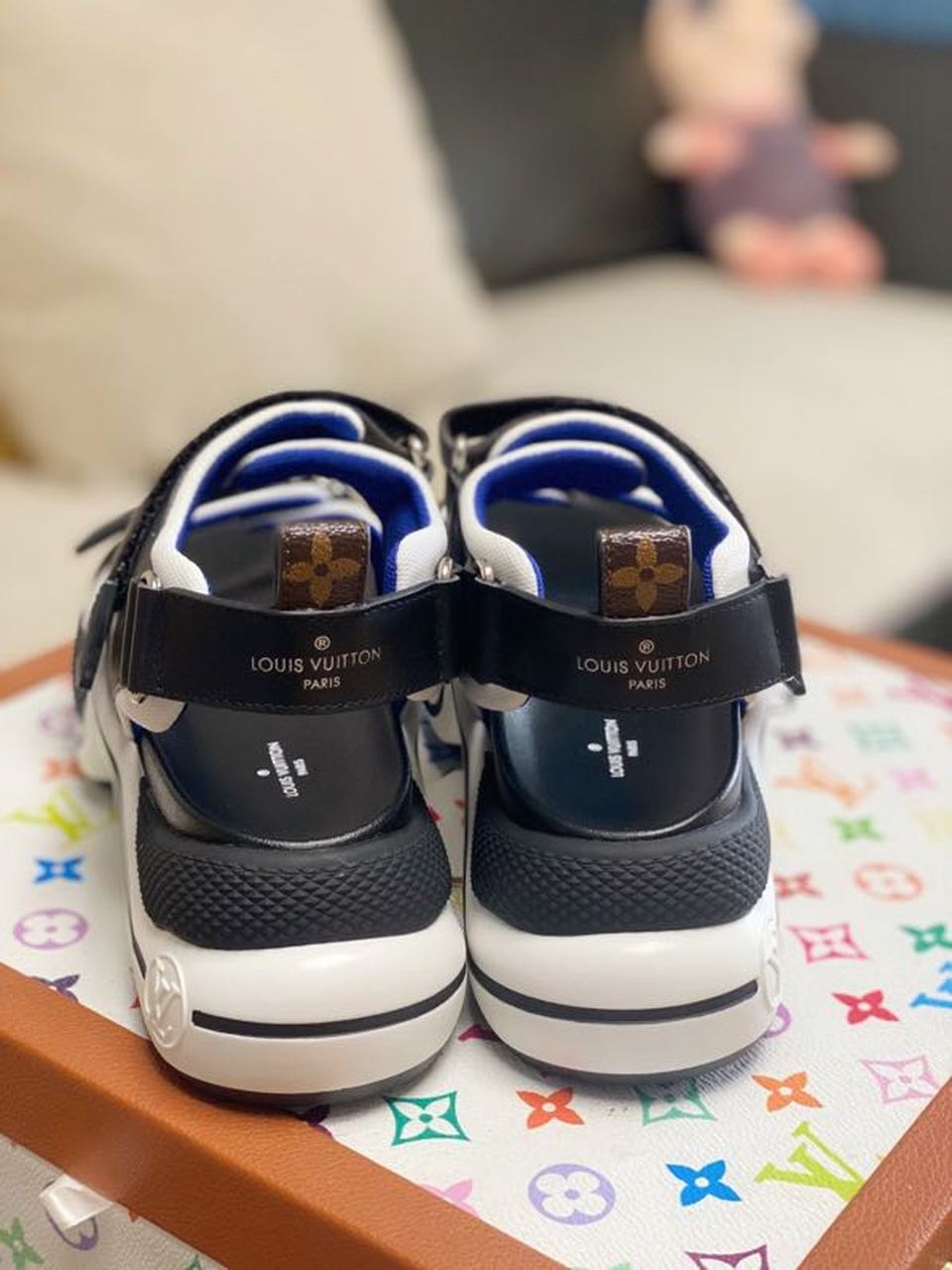 Louis Vuitton LV Archlight Flat Sandal Satin Black/Brown For Women LV - Soul Replicas