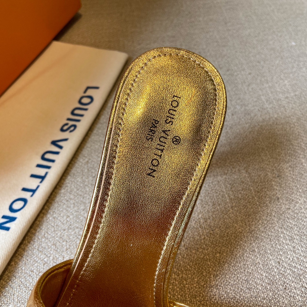 Louis Vuitton Women's Revival Mule Gold For Women LV 1A9Q5K - Soul Replicas