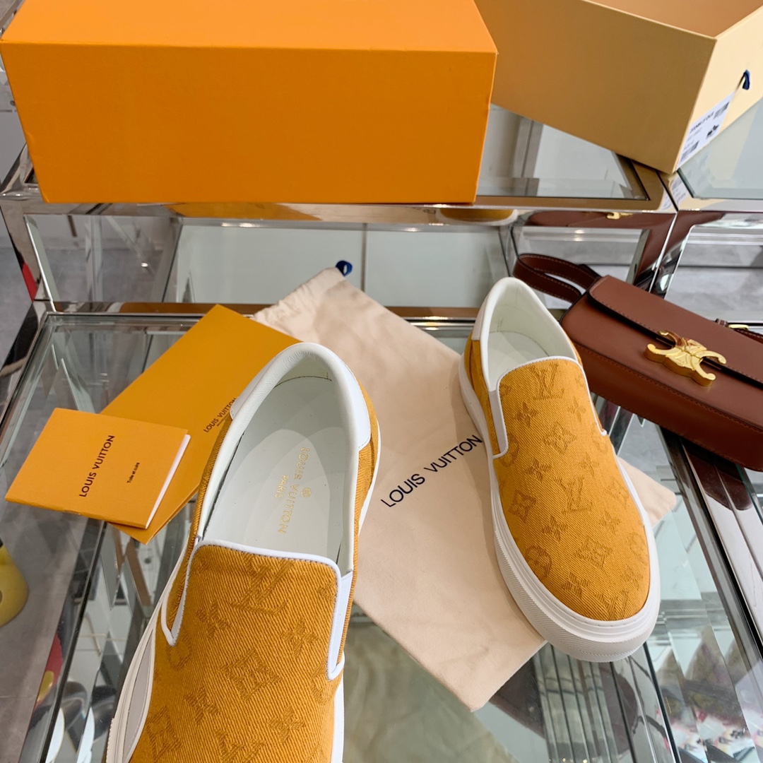 Louis Vuitton Women's Trocadero Slip On Orange For Women LV - Soul Replicas