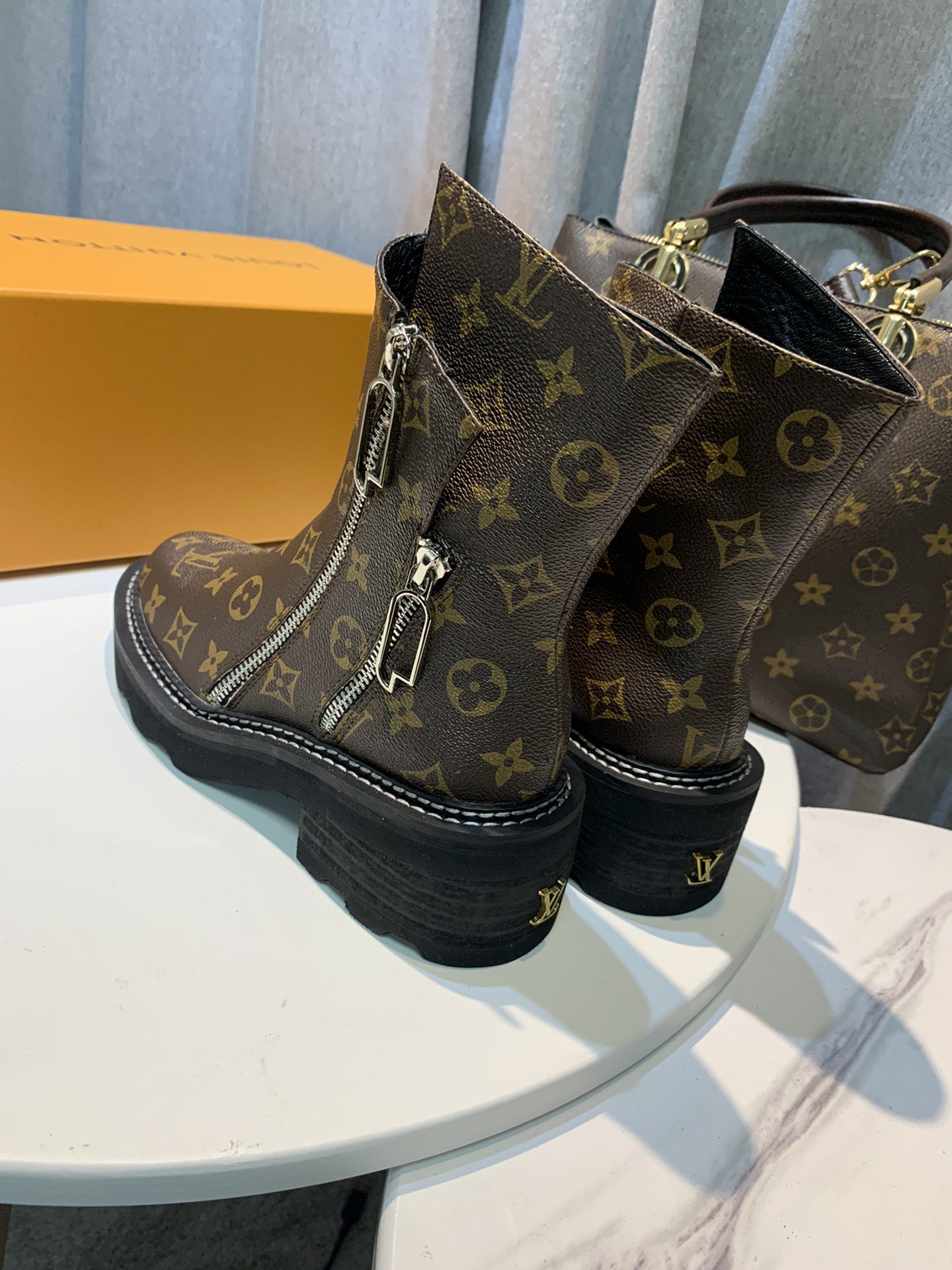 Louis Vuitton Women's Brand Boot Brown For Women LV - Soul Replicas