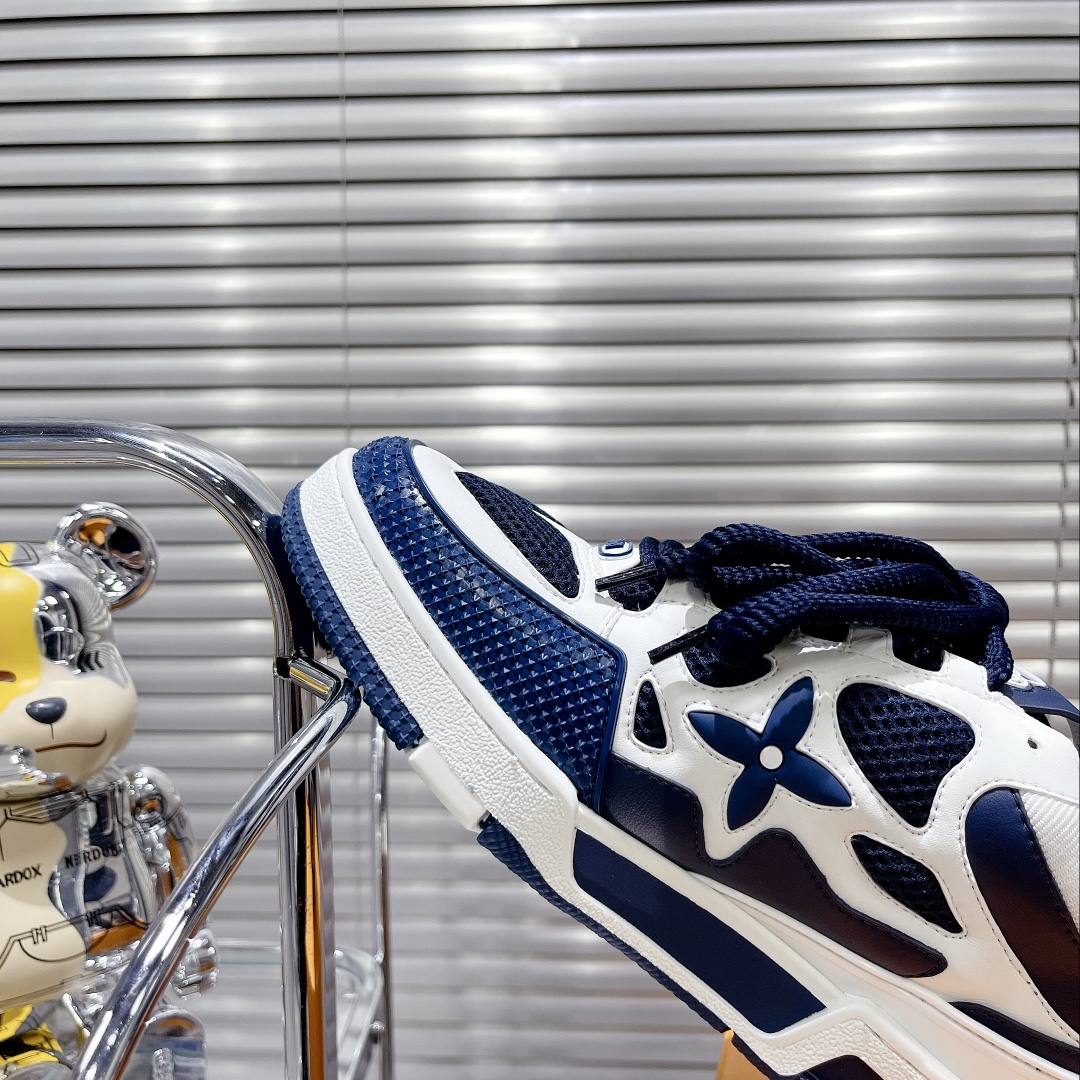 Louis Vuitton Women's Skate Sneakers Blue For Women LV - Soul Replicas