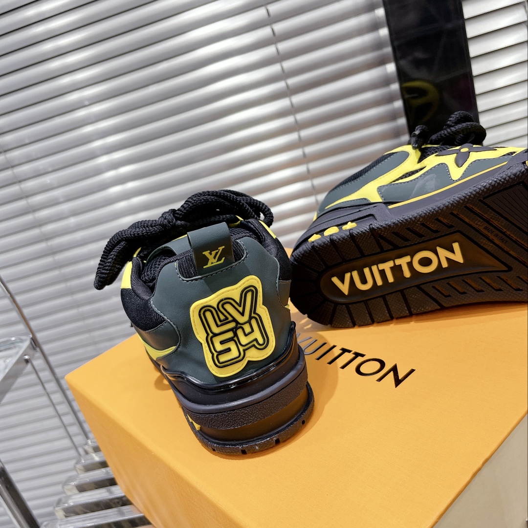 Louis Vuitton Women's Skate Sneakers Yellow For Women LV - Soul Replicas