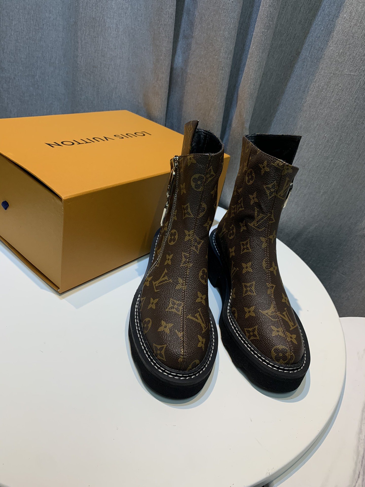 Louis Vuitton Women's Brand Boot Brown For Women LV - Soul Replicas