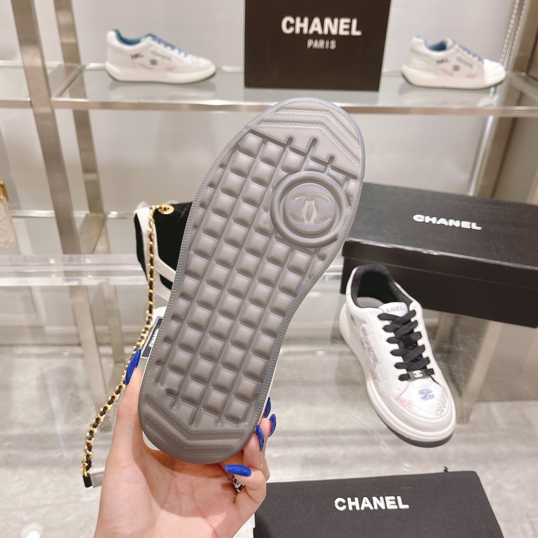 Chanel Women's Sneakers Black For Women - Soul Replicas