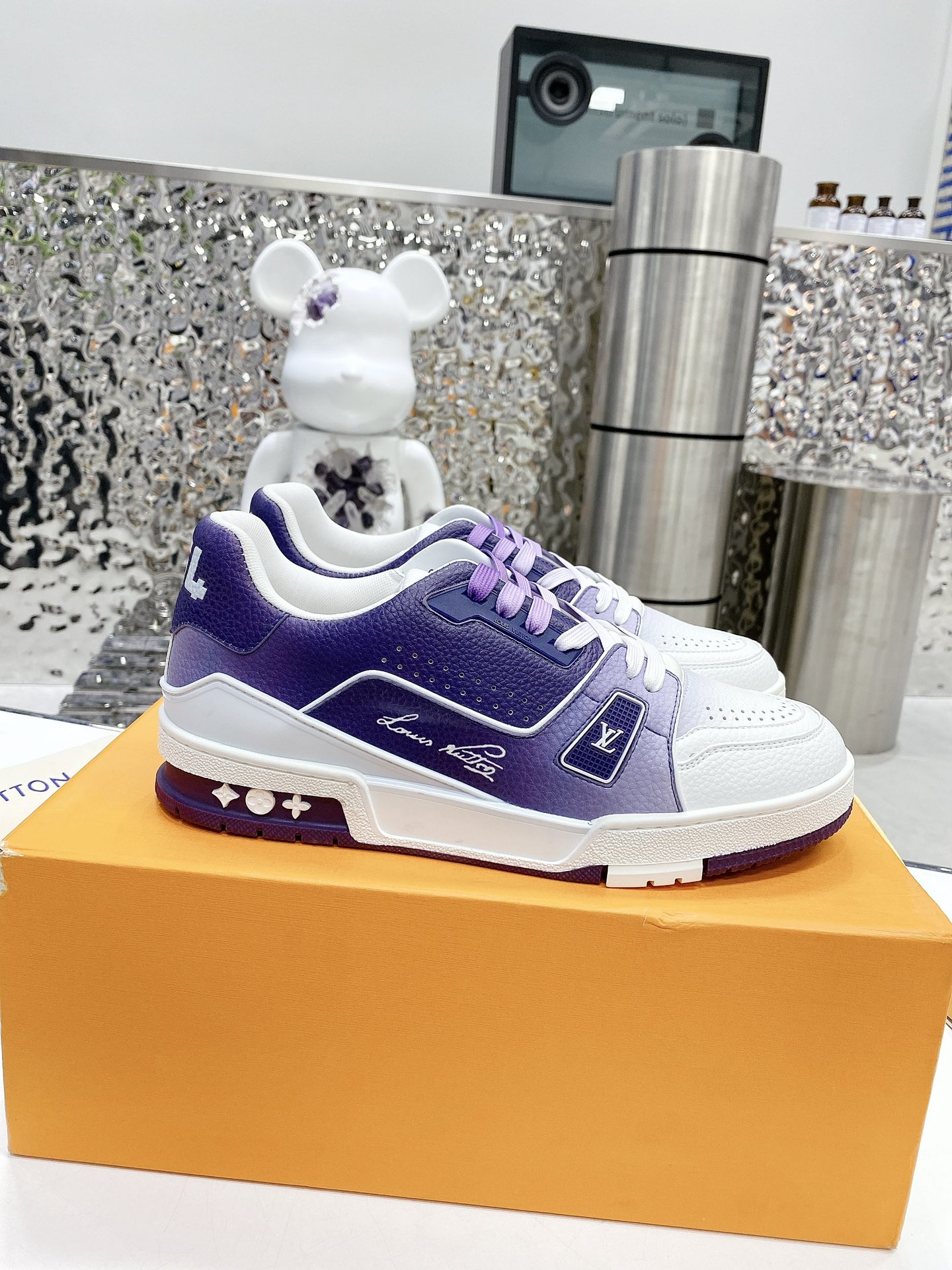 Louis Vuitton Women's LV Trainers Violet For Women LV - Soul Replicas