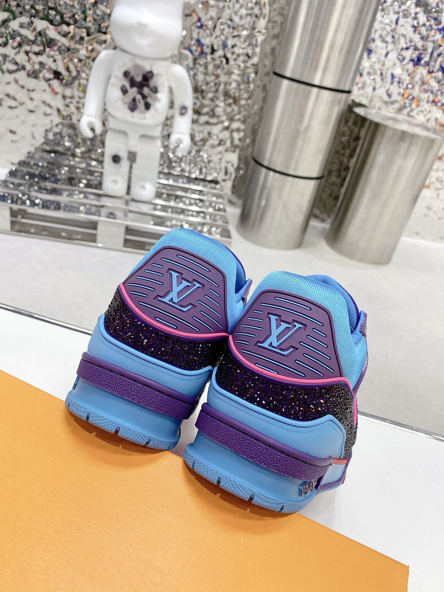 Louis Vuitton Women's LV Trainers Blue For Women LV - Soul Replicas