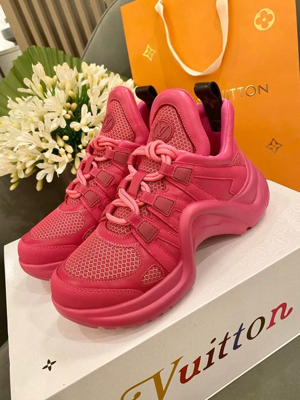 Louis Vuitton LV Archlight Sneaker Pink For Women LV - Soul Replicas