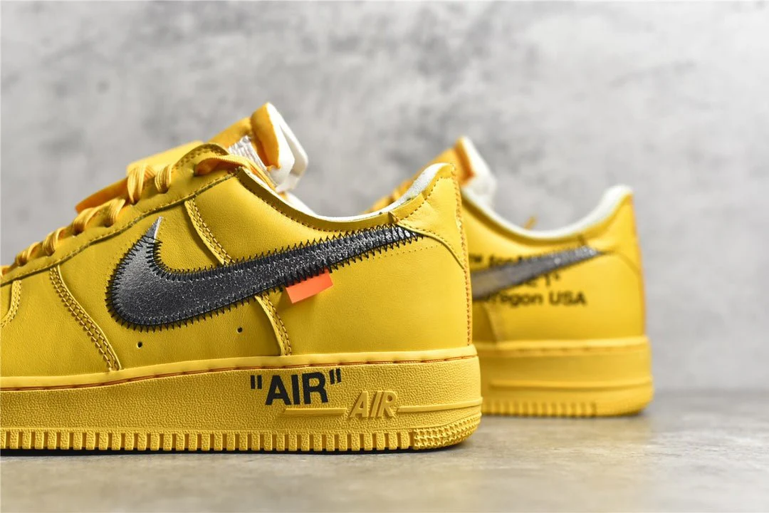 NIKE AIR FORCE 1 x OFF-WHITE ICA UNIVERSITY GOLD - Soul Replicas