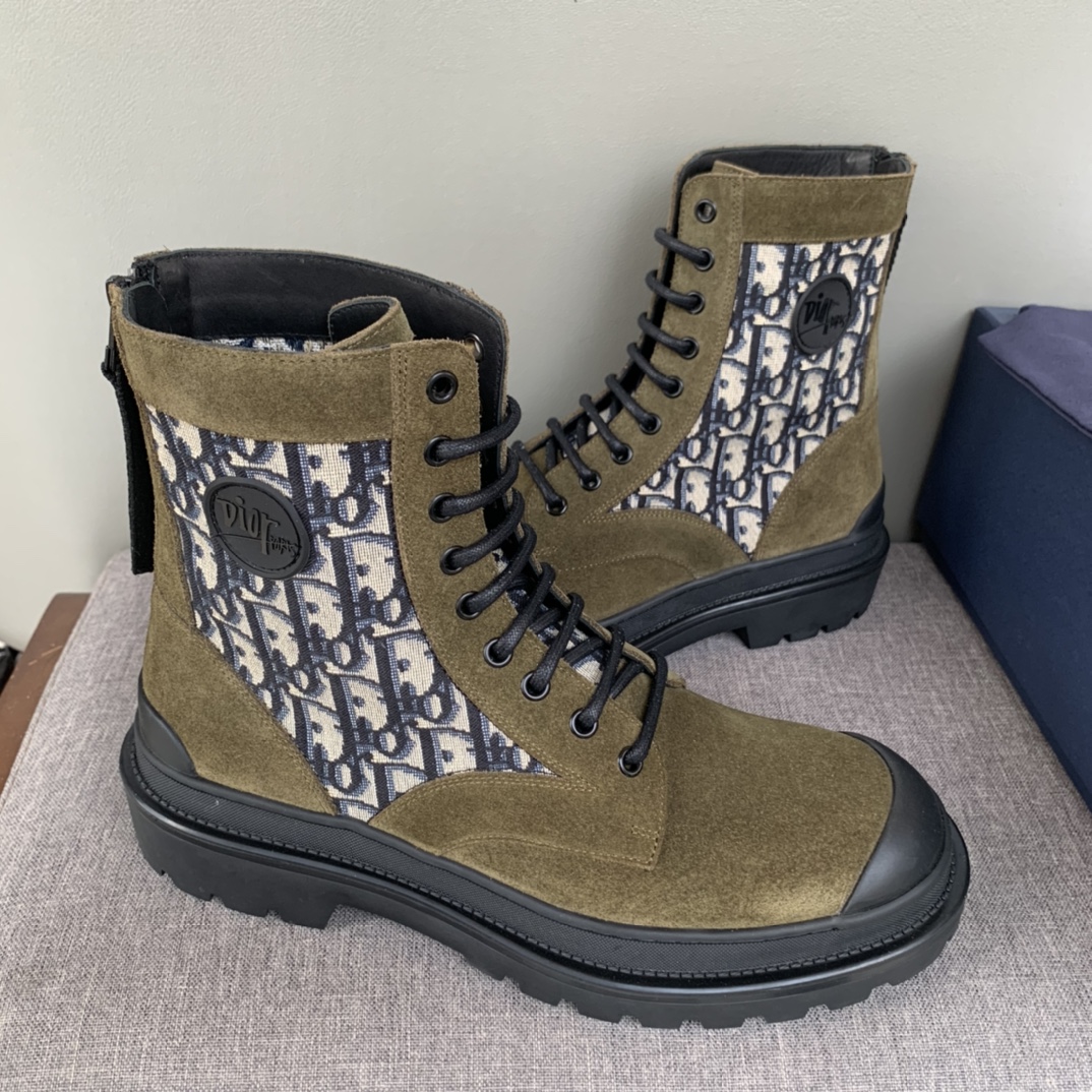 Christian Dior Explorer Ankle Boot Brown For Men CD - Soul Replicas