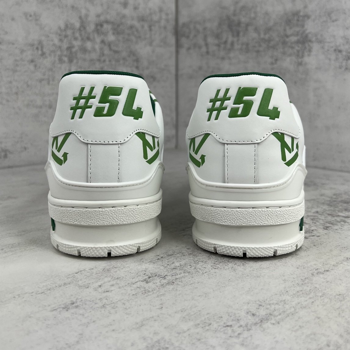 Louis Vuitton Women's LV Trainer Sneaker Green For Women LV 1AAGXF - Soul Replicas