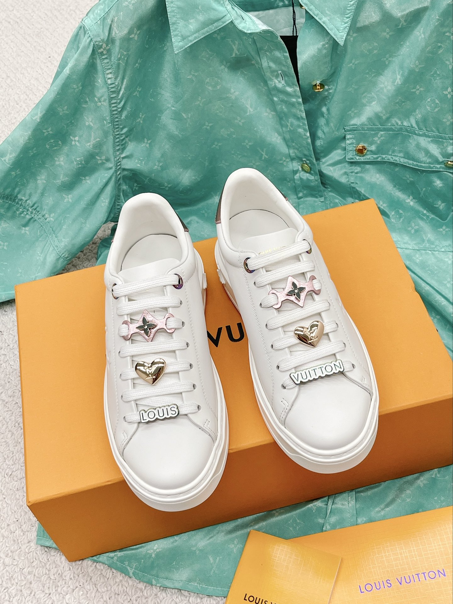 Louis Vuitton Women's Time Out Sneaker Pink For Women LV 1AADNC - Soul Replicas