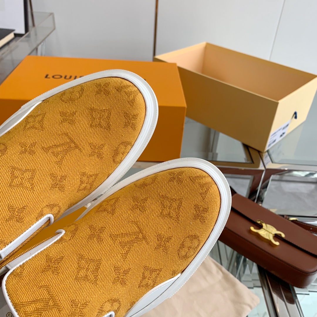 Louis Vuitton Women's Trocadero Slip On Orange For Women LV - Soul Replicas