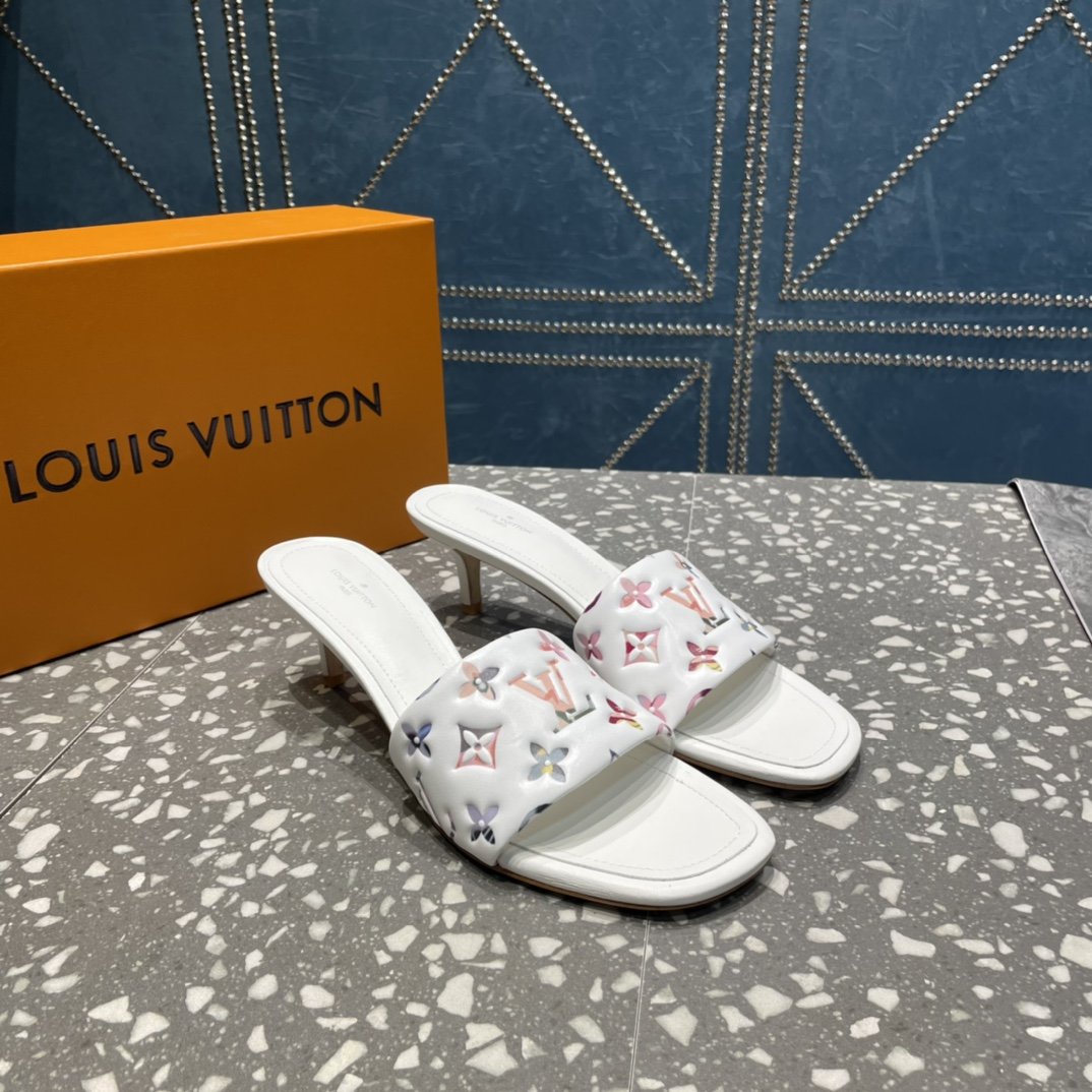 Louis Vuitton Women's Revival Mule White For Women LV 1AAP7M - Soul Replicas