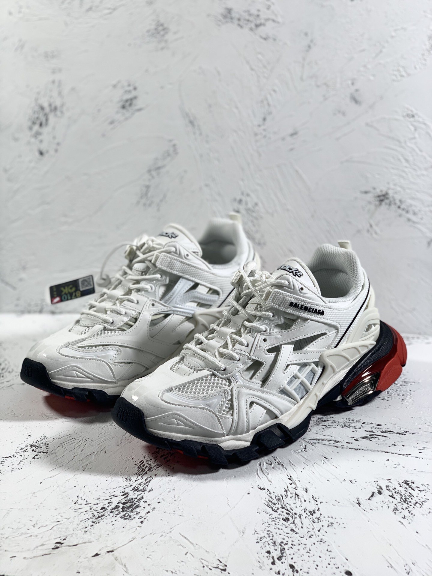 Balenciaga Track.2 Clear Sole Trainers White For Women - Soul Replicas