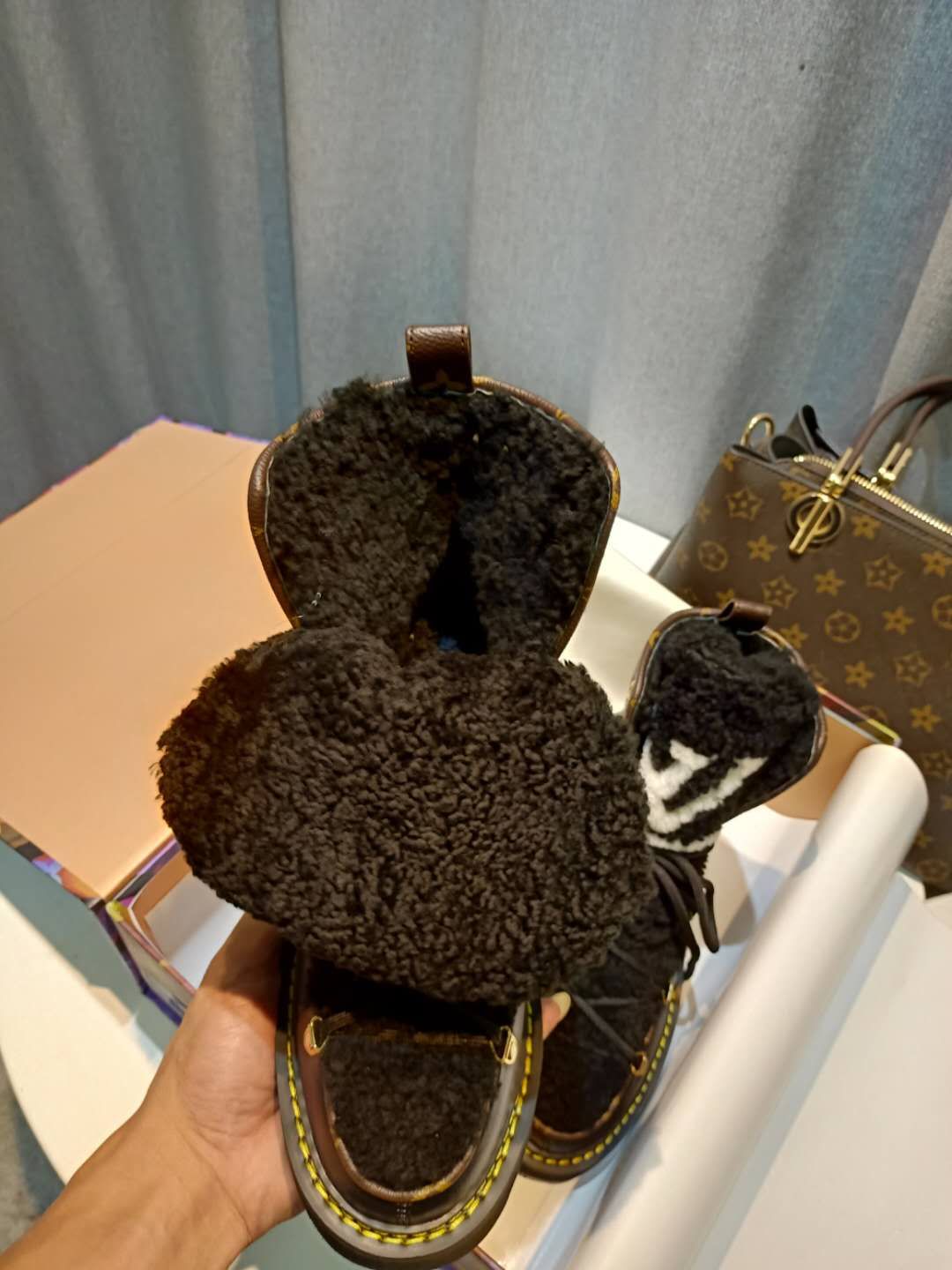 Louis Vuitton Women's Beaubourg Ankle Boot Black For Women LV - Soul Replicas