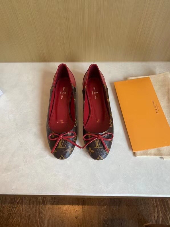 Louis Vuitton Women's Joy Ballerina Red For Women LV - Soul Replicas