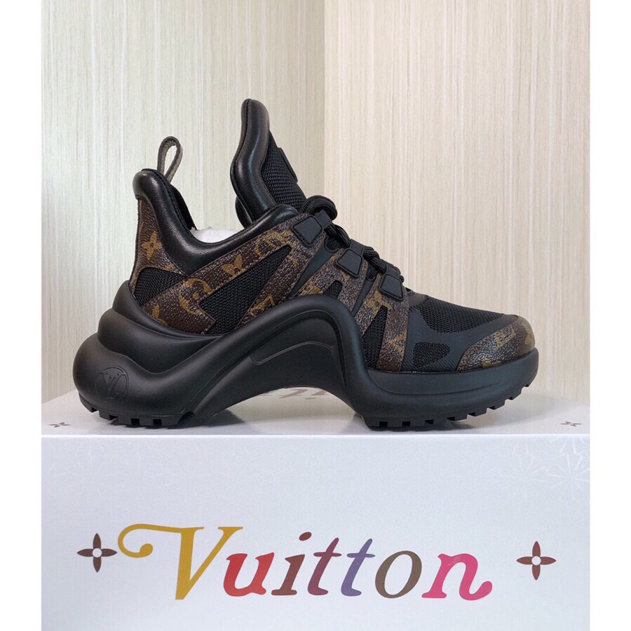 Louis Vuitton Women's LV Archlight Sneaker Black For Women LV 1A43LO - Soul Replicas