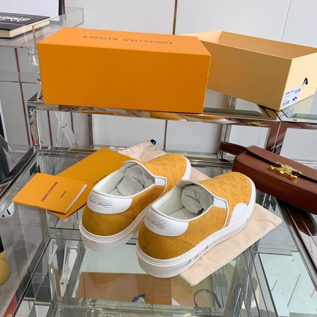 Louis Vuitton Women's Trocadero Slip On Orange For Women LV - Soul Replicas