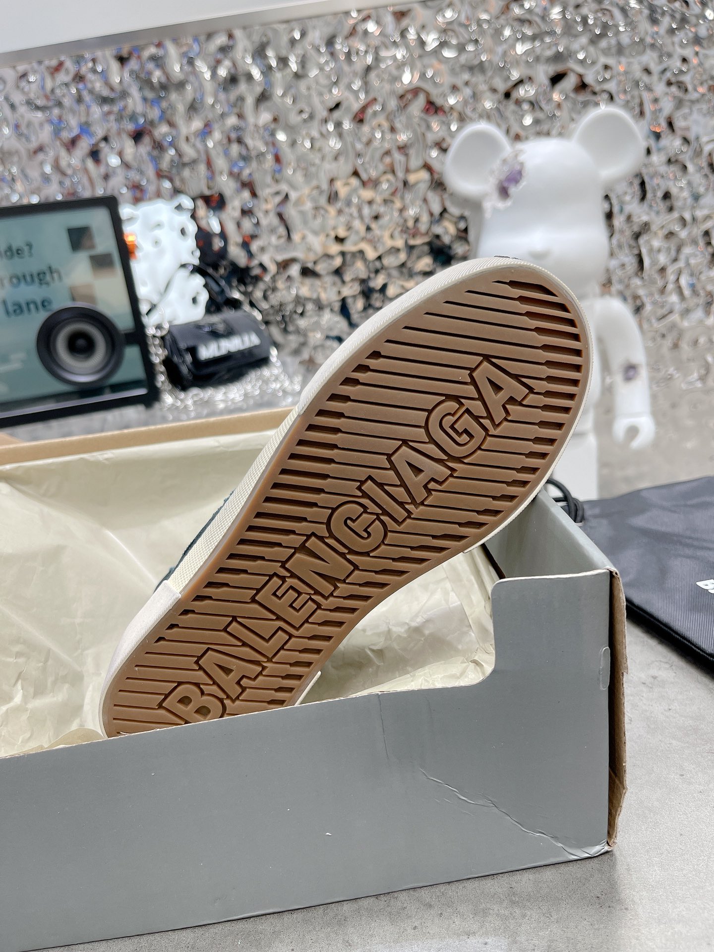 Balenciaga Paris High Top Trainers Black For Women - Soul Replicas