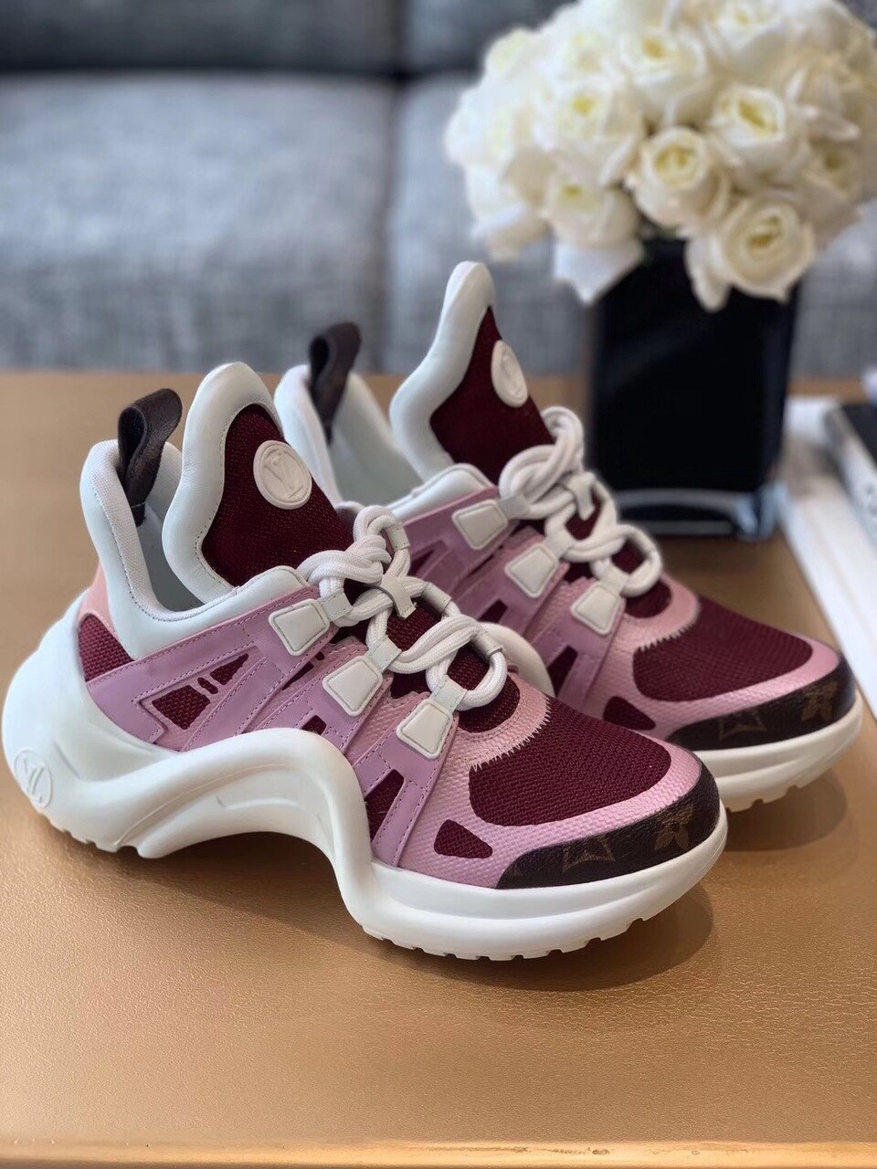 Louis Vuitton LV Archlight Sneaker Technical Satin Multi Color Nicolas Ghesquière For Women LV - Soul Replicas