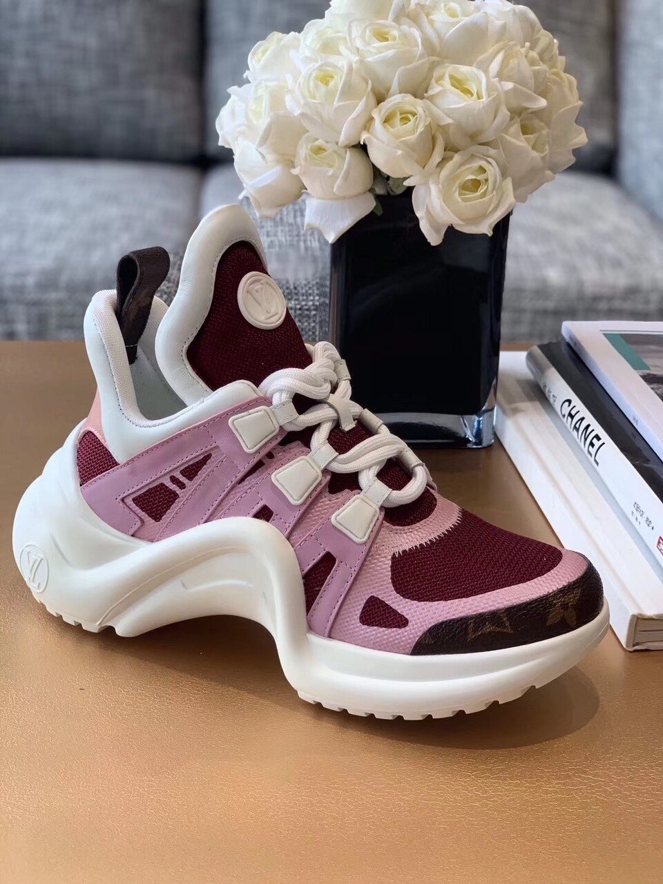 Louis Vuitton LV Archlight Sneaker Technical Satin Multi Color Nicolas Ghesquière For Women LV - Soul Replicas