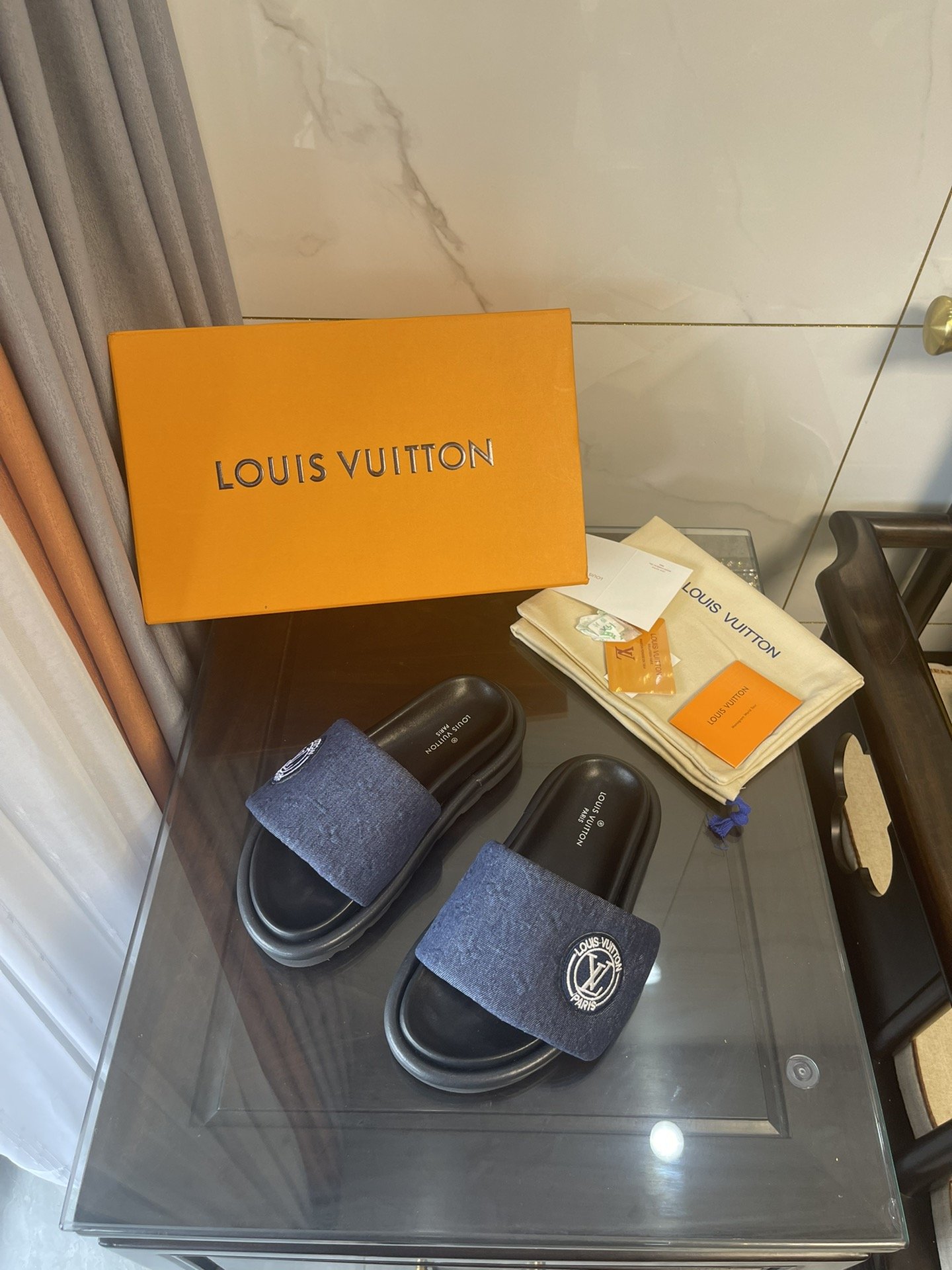 Louis Vuitton Women's Pool Pillow Comfort Mule Blue For Women LV - Soul Replicas