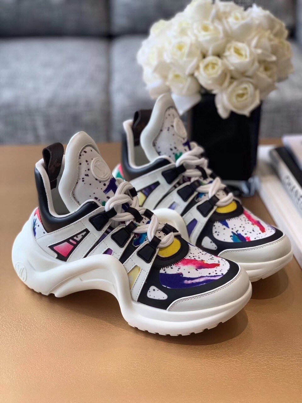 Louis Vuitton LV Archlight Sneaker Recycled Nylon Multi Color For Women LV - Soul Replicas