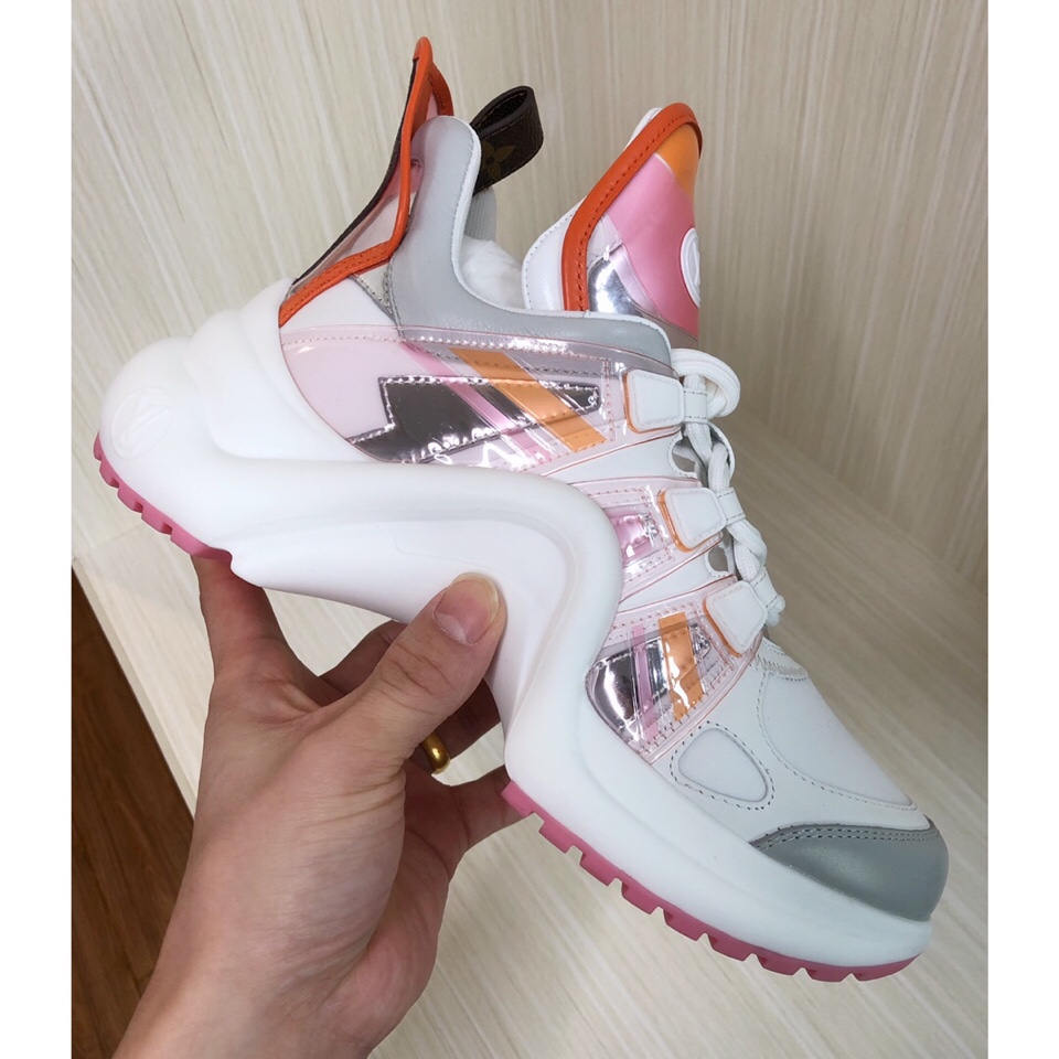 Louis Vuitton Women's LV Archlight Sneaker Light Pink For Women LV - Soul Replicas