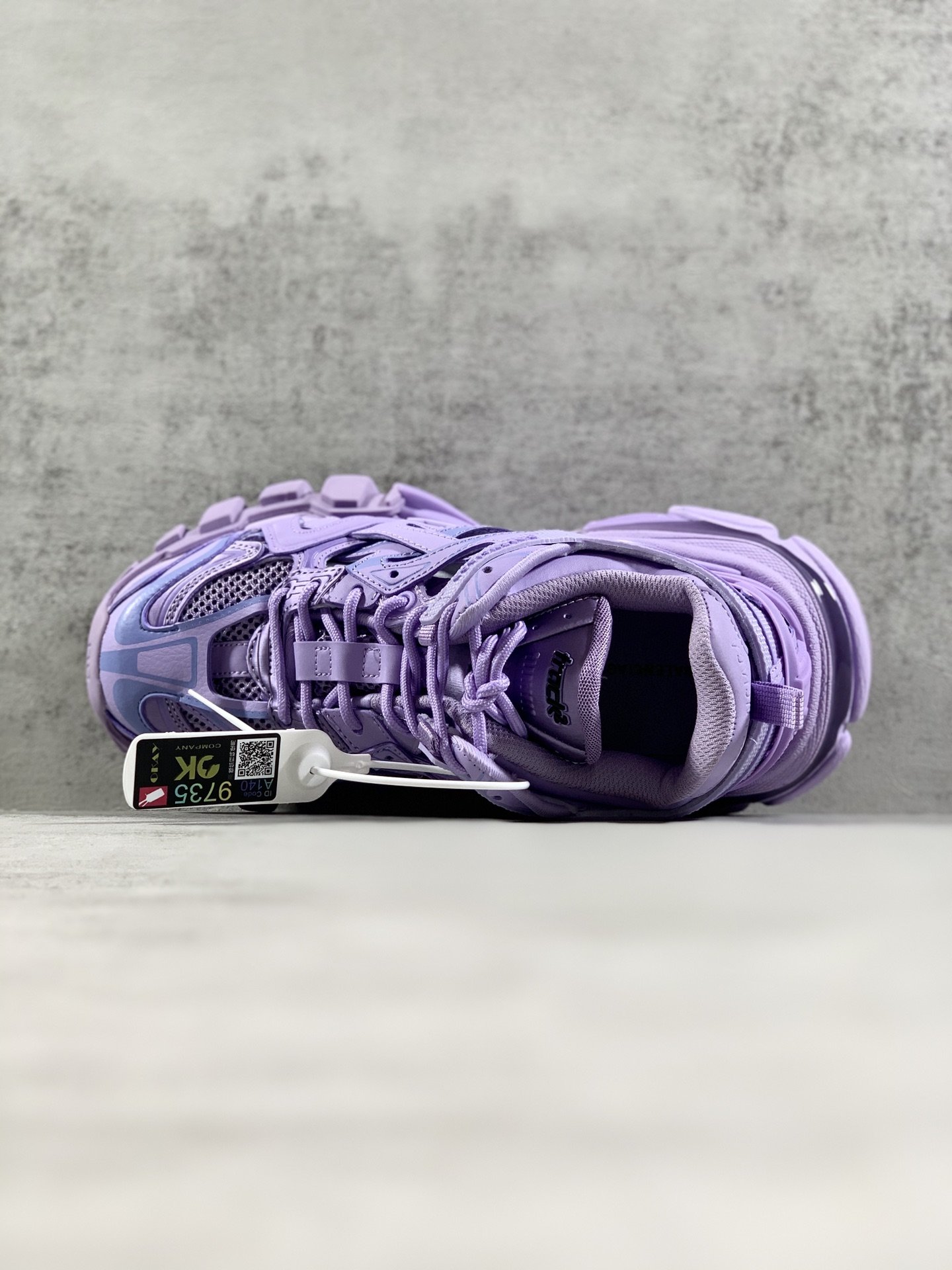 Balenciaga Track.2 Clear Sole Trainers Purple For Women - Soul Replicas