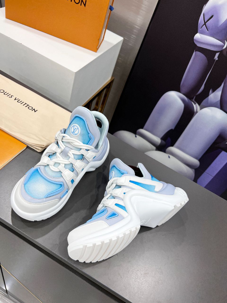 Louis Vuitton Women's LV Archlight Sneaker Blue For Women LV 1A9RVB - Soul Replicas