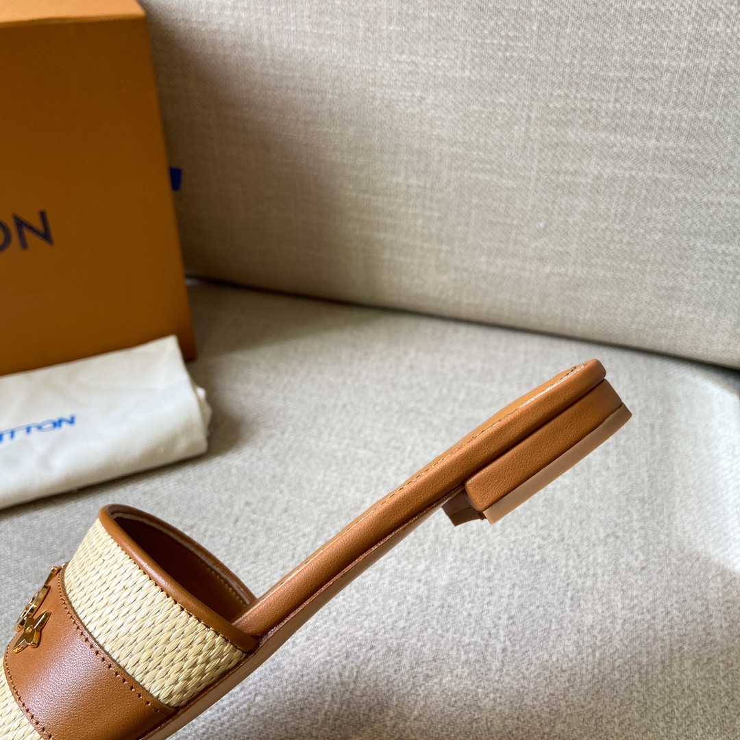 Louis Vuitton Women's Lock It Mule Brown For Women LV - Soul Replicas