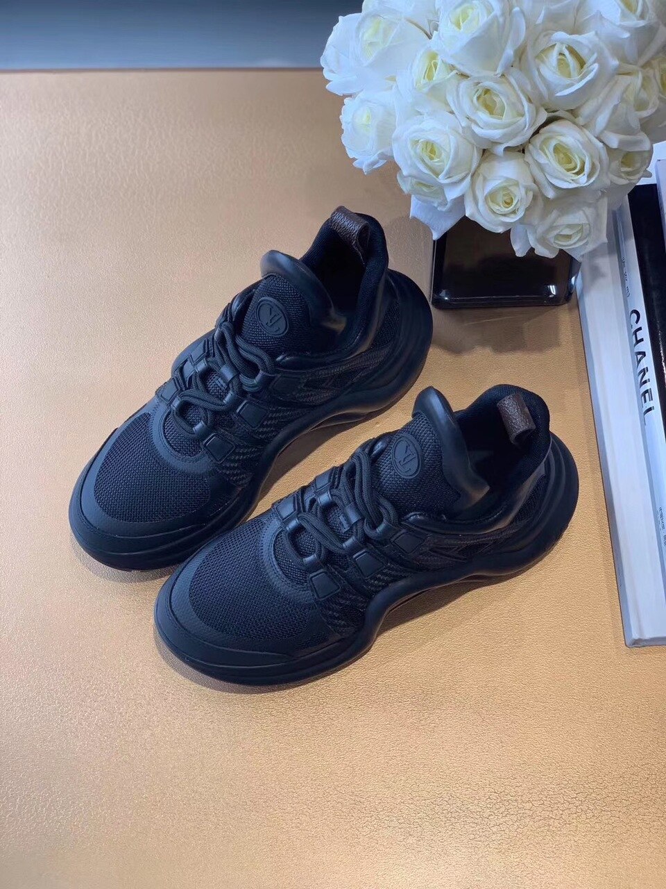 Louis Vuitton LV Archlight Sneaker Technical Fabrics Black For Women LV - Soul Replicas
