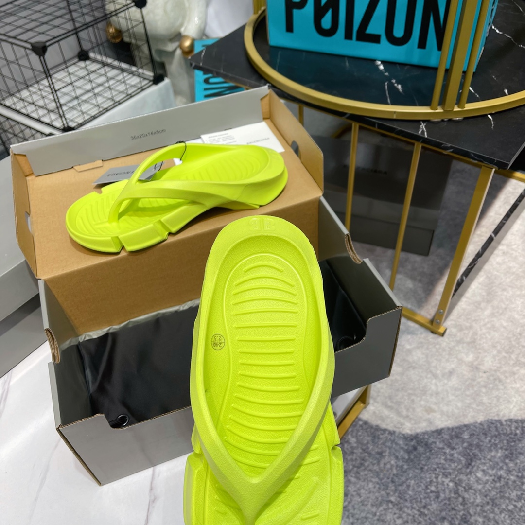 Balenciaga Slide Sandal Yellow For Women - Soul Replicas