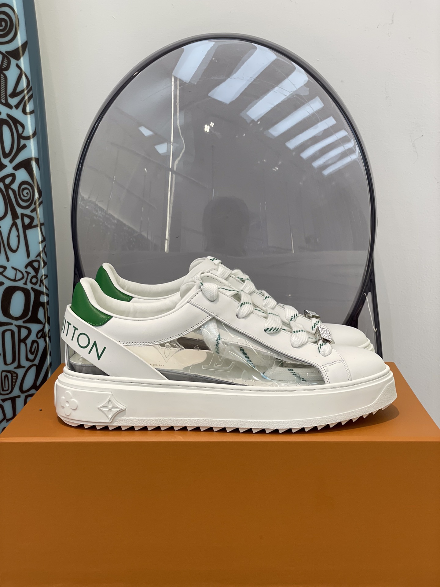 Louis Vuitton Women's Time Out Sneaker Green For Women LV - Soul Replicas