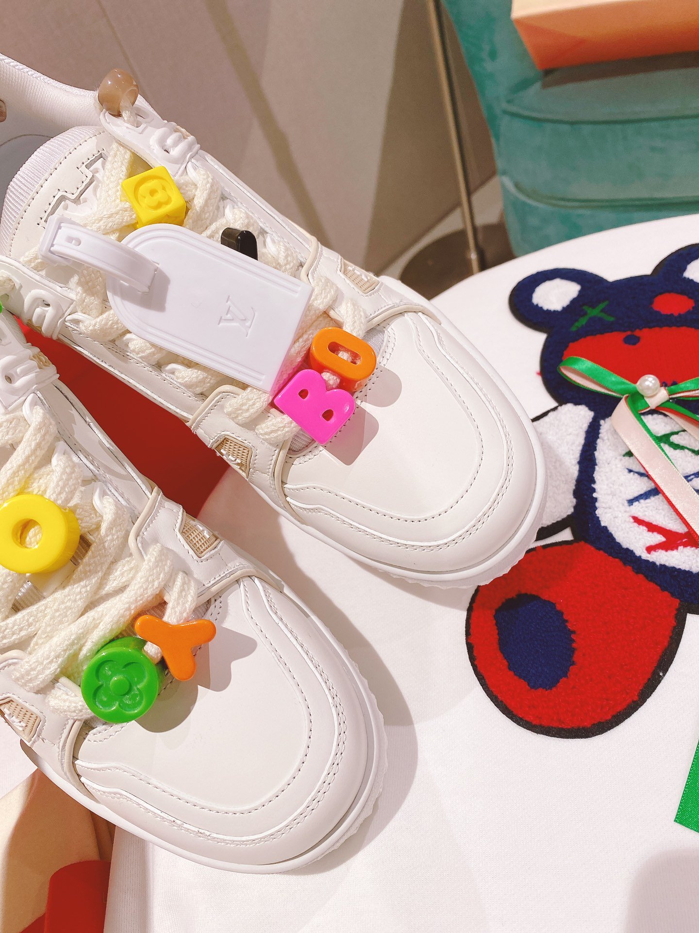 Louis Vuitton Women's LV Trainer Sneaker White For Women LV - Soul Replicas