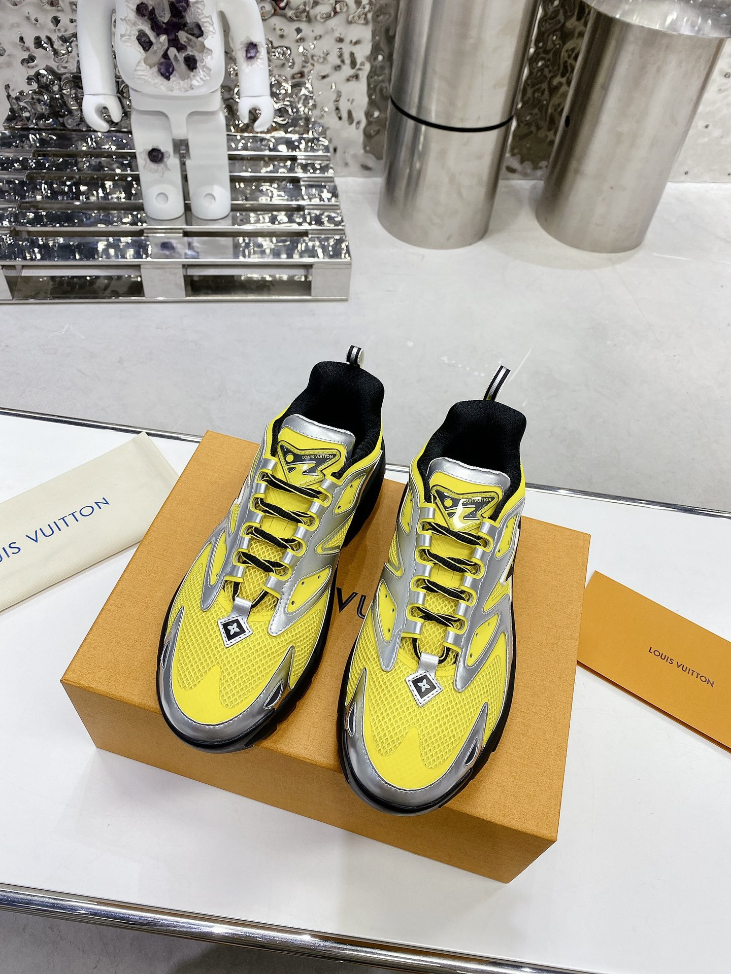 Louis Vuitton Women's LV Runner Tatic Sneaker Yellow For Women LV - Soul Replicas