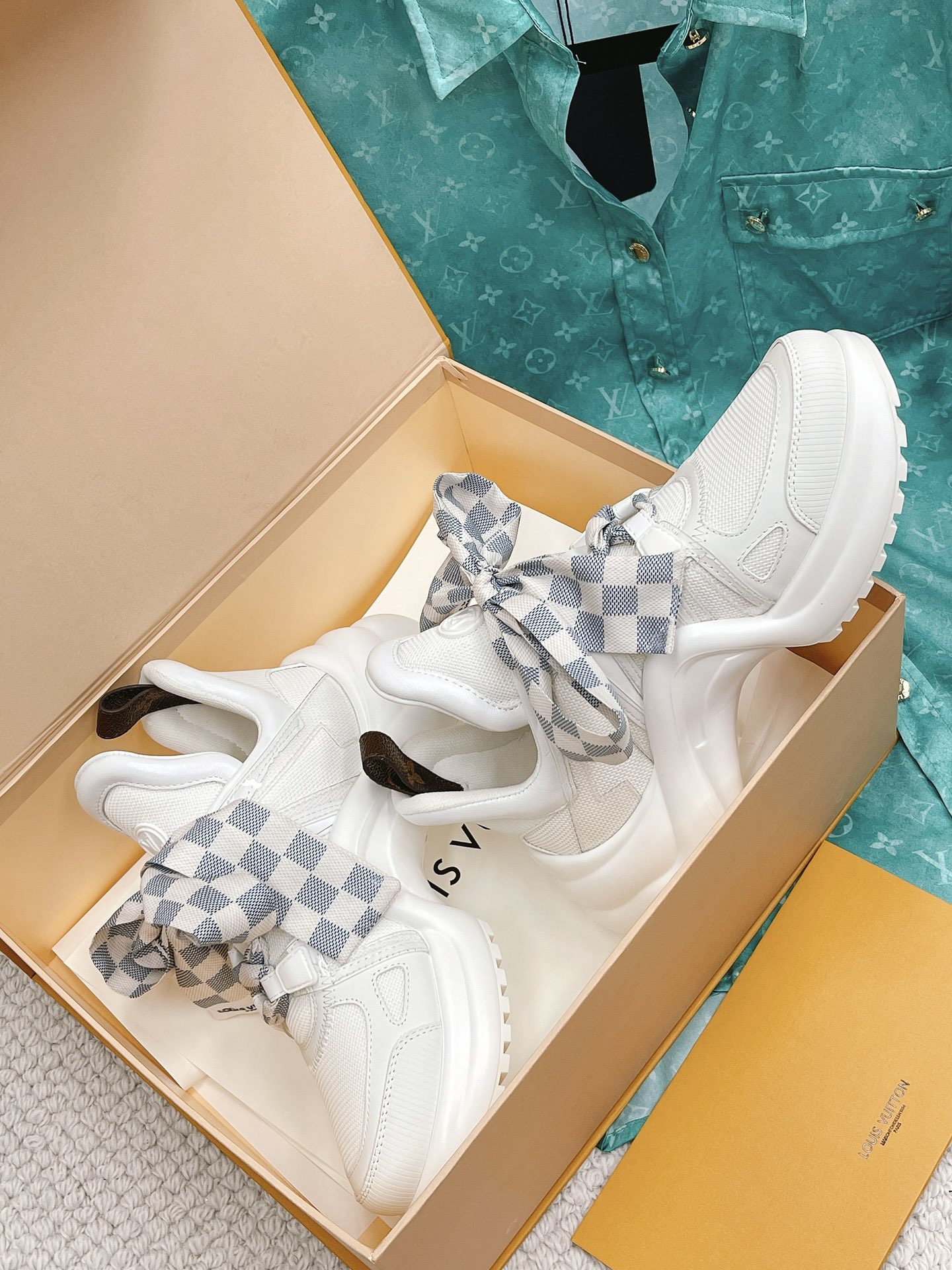 Louis Vuitton Women's LV Archlight Sneaker White For Women LV - Soul Replicas