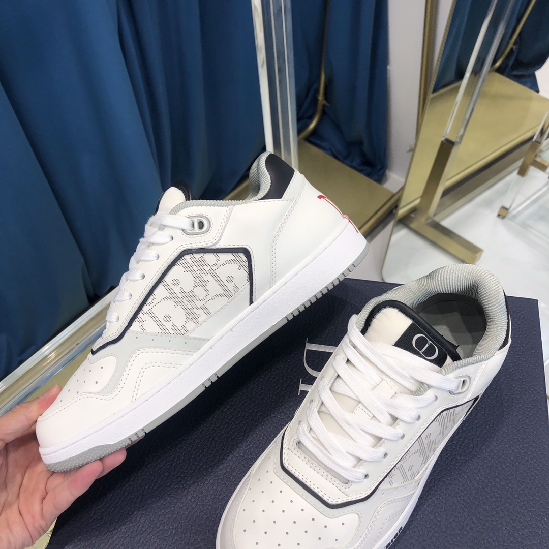 Christian Dior B27 Low-Top Sneaker White/Black For Men CD - Soul Replicas