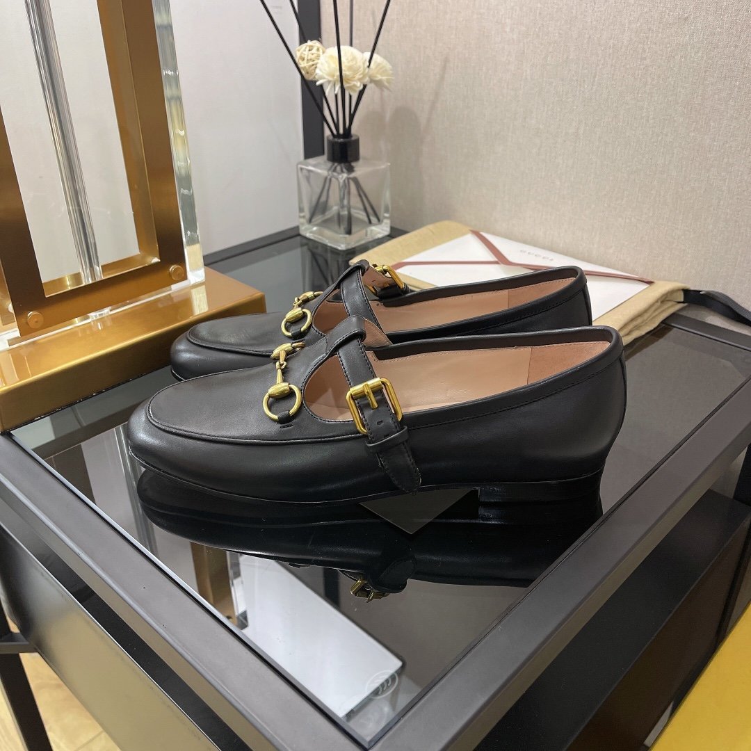 Gucci Jordan Loafer Black For Women Gucci - Soul Replicas