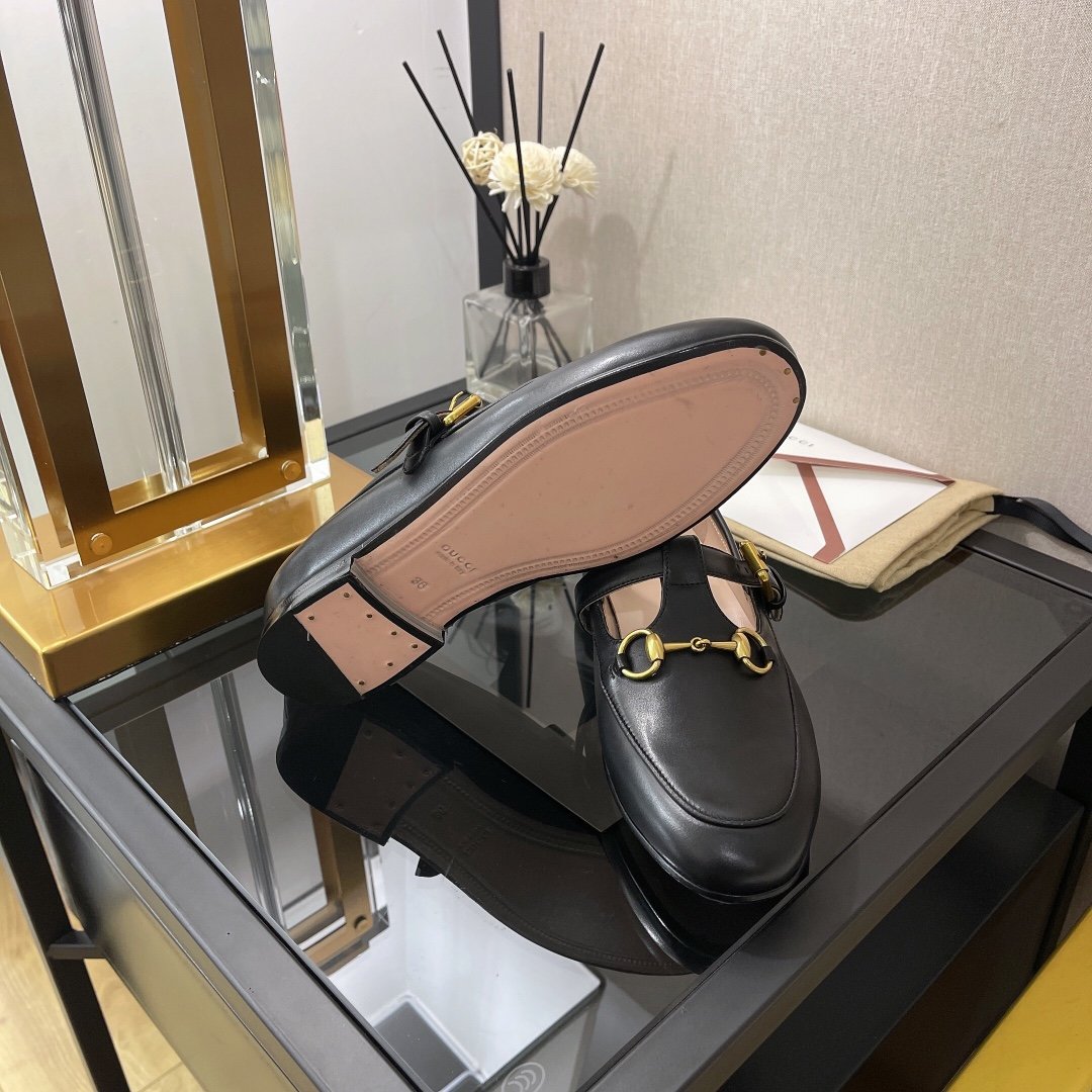 Gucci Jordan Loafer Black For Women Gucci - Soul Replicas