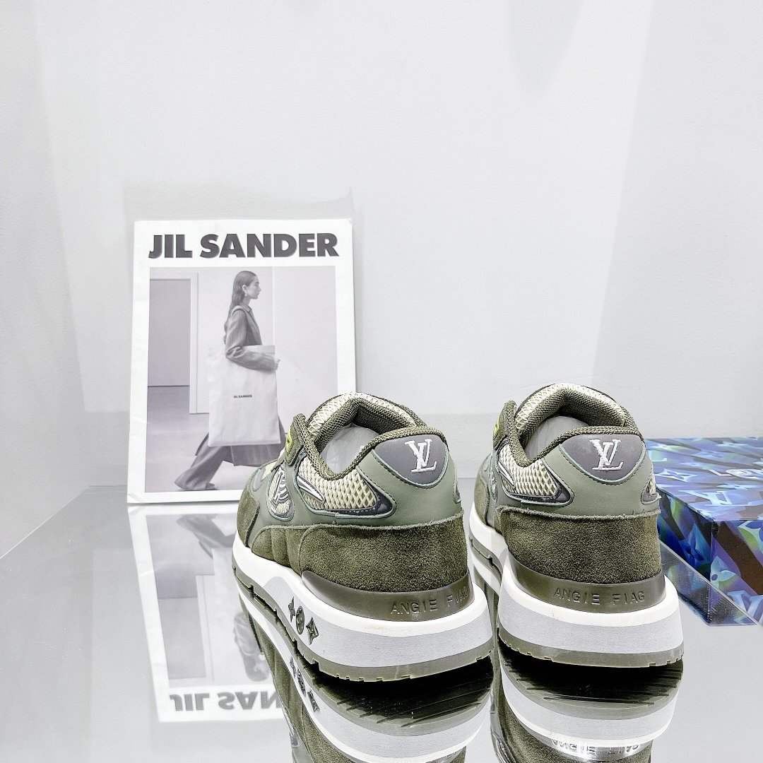 Louis Vuitton Run Away Sneaker Monogram Material Brown For Women LV - Soul Replicas