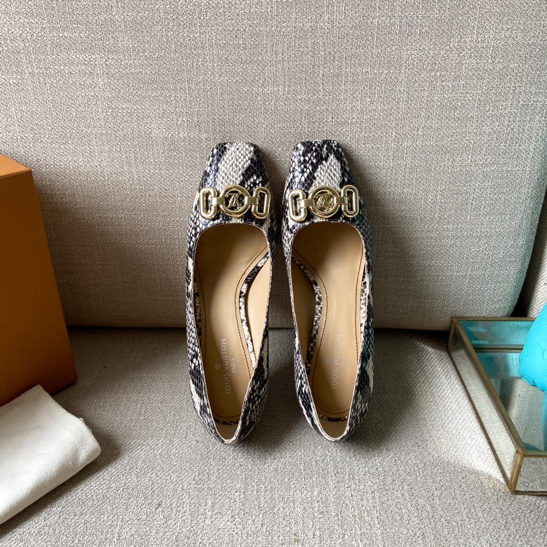 Louis Vuitton Women's Rotary Pump Grey For Women LV - Soul Replicas