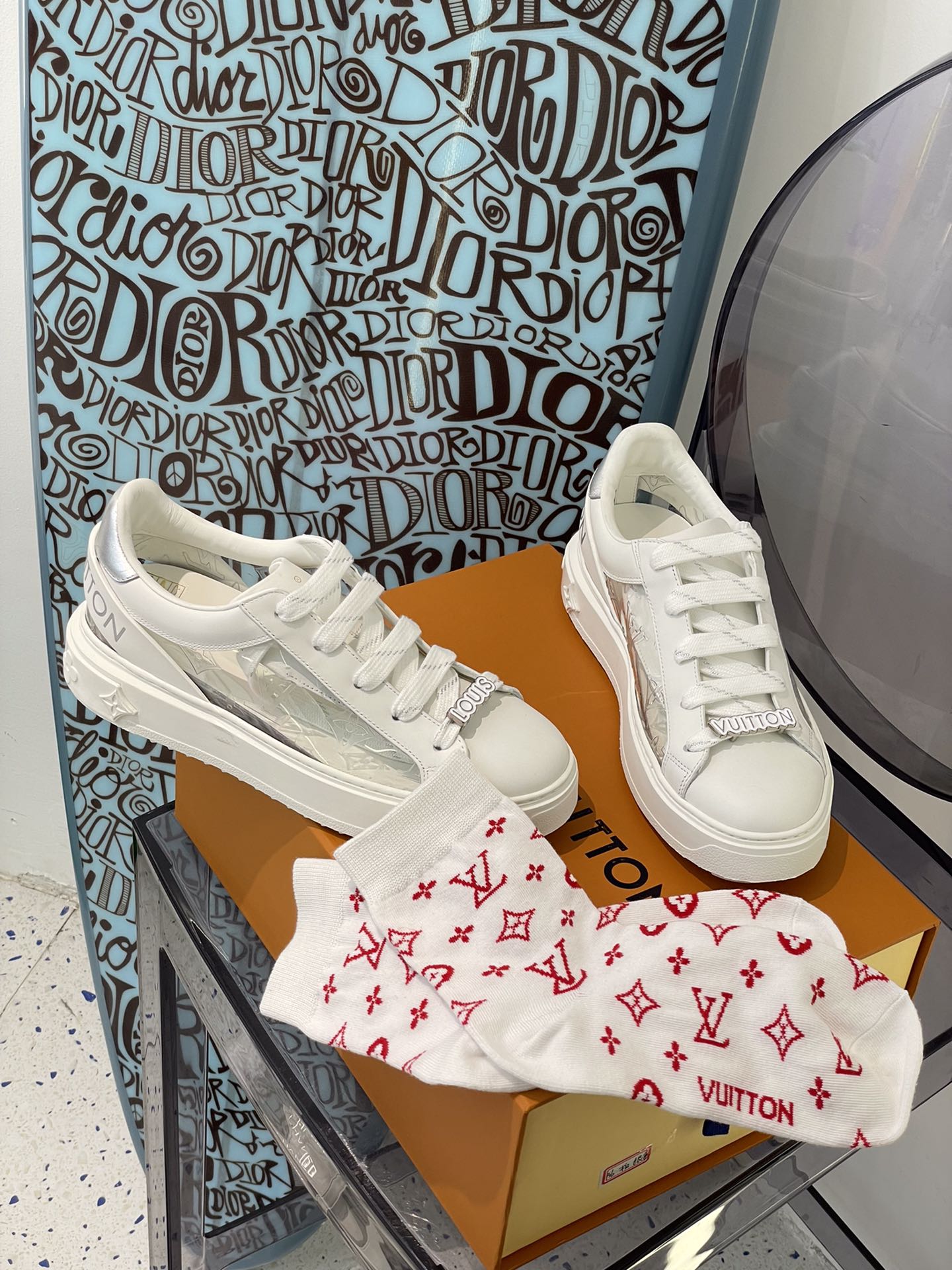 Louis Vuitton Women's Time Out Sneaker Sliver For Women LV - Soul Replicas