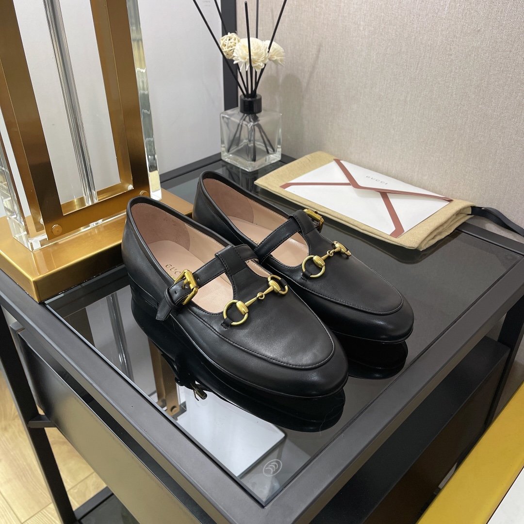 Gucci Jordan Loafer Black For Women Gucci - Soul Replicas