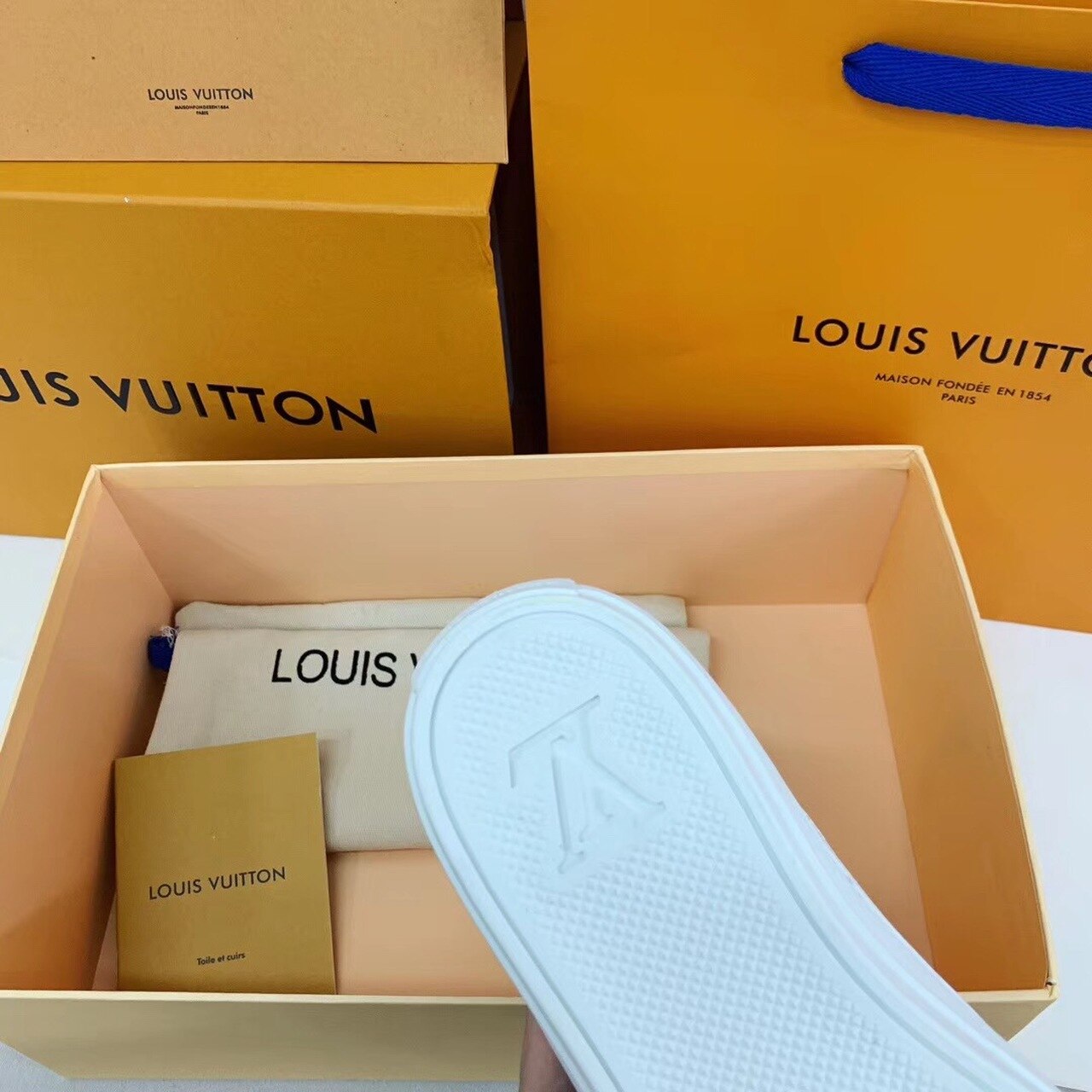 Louis Vuitton Stellar Sneaker Boot Damier Denim Grey For Women LV - Soul Replicas